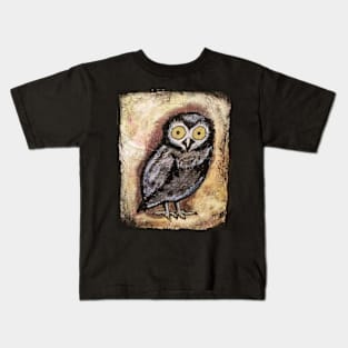 Vintage Owl Kids T-Shirt